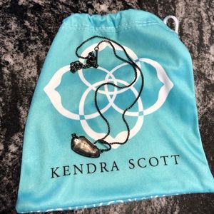 Kendra Scott Black Slate Necklace